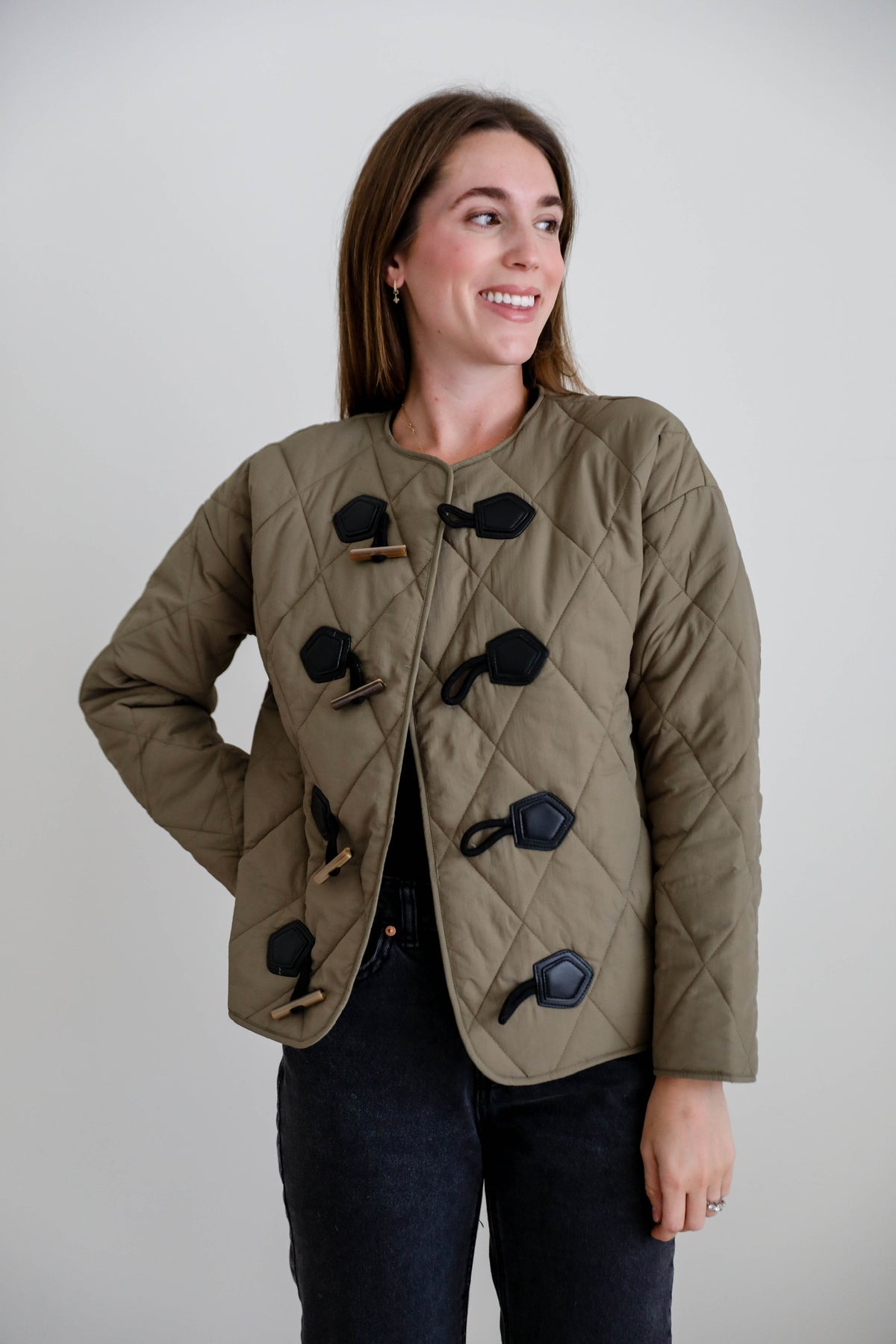 Toggle Button Quilt Jacket | shop N E U