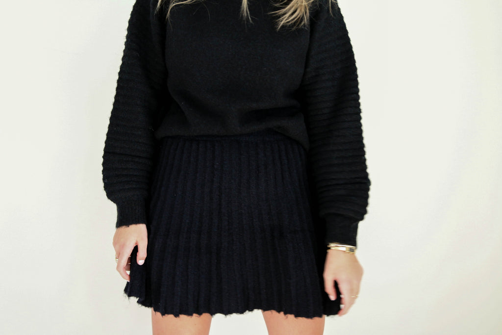 Sweater Skirt Set