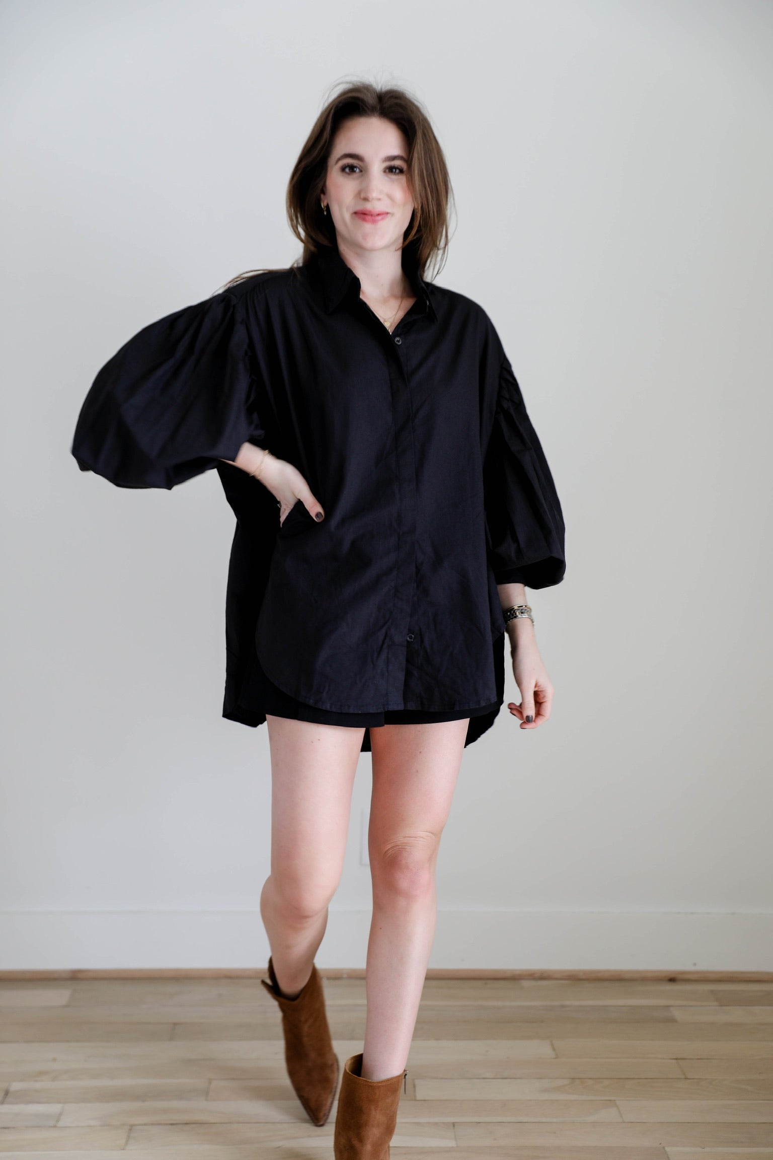 Balloon Sleeve Button Down | shop N E U